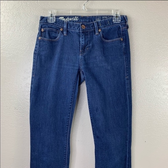 Madewell Rail Straight Dark Wash Jeans Size 26”X34” - Picture 3 of 8